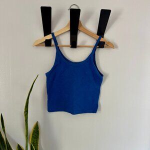 Arq Crop Tank in Cobalt